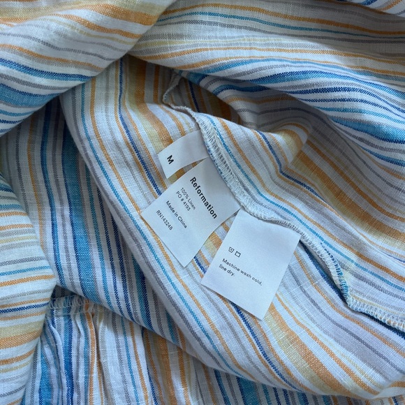 Reformation Marbella Strapless Dress - Sz M - Picture 5 of 6